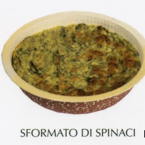 Sformato agli Spinaci monoporz. (prezzo al pz)