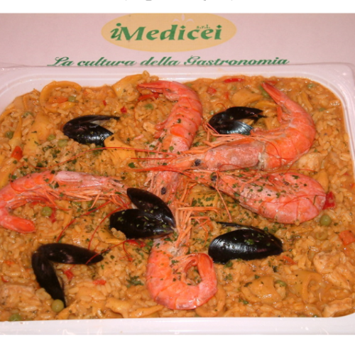 Paella Valenciana vassoio 2 kg.circa (prezzo al kg)